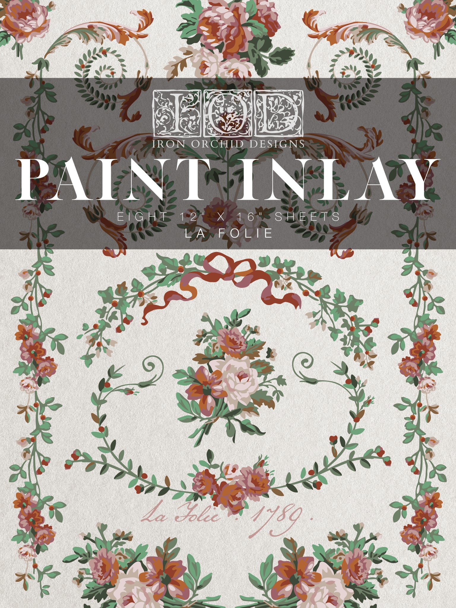 La Folie IOD Paint Inlay 12x16 Pad™