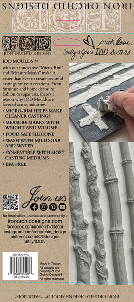 Faux Bois 6x10 IOD Mould