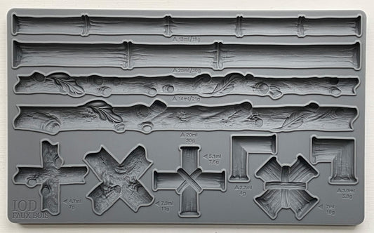 Faux Bois 6x10 IOD Mould