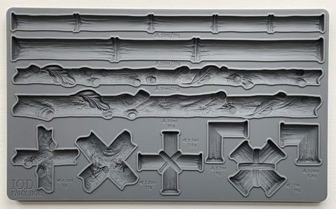 Faux Bois 6x10 IOD Mould