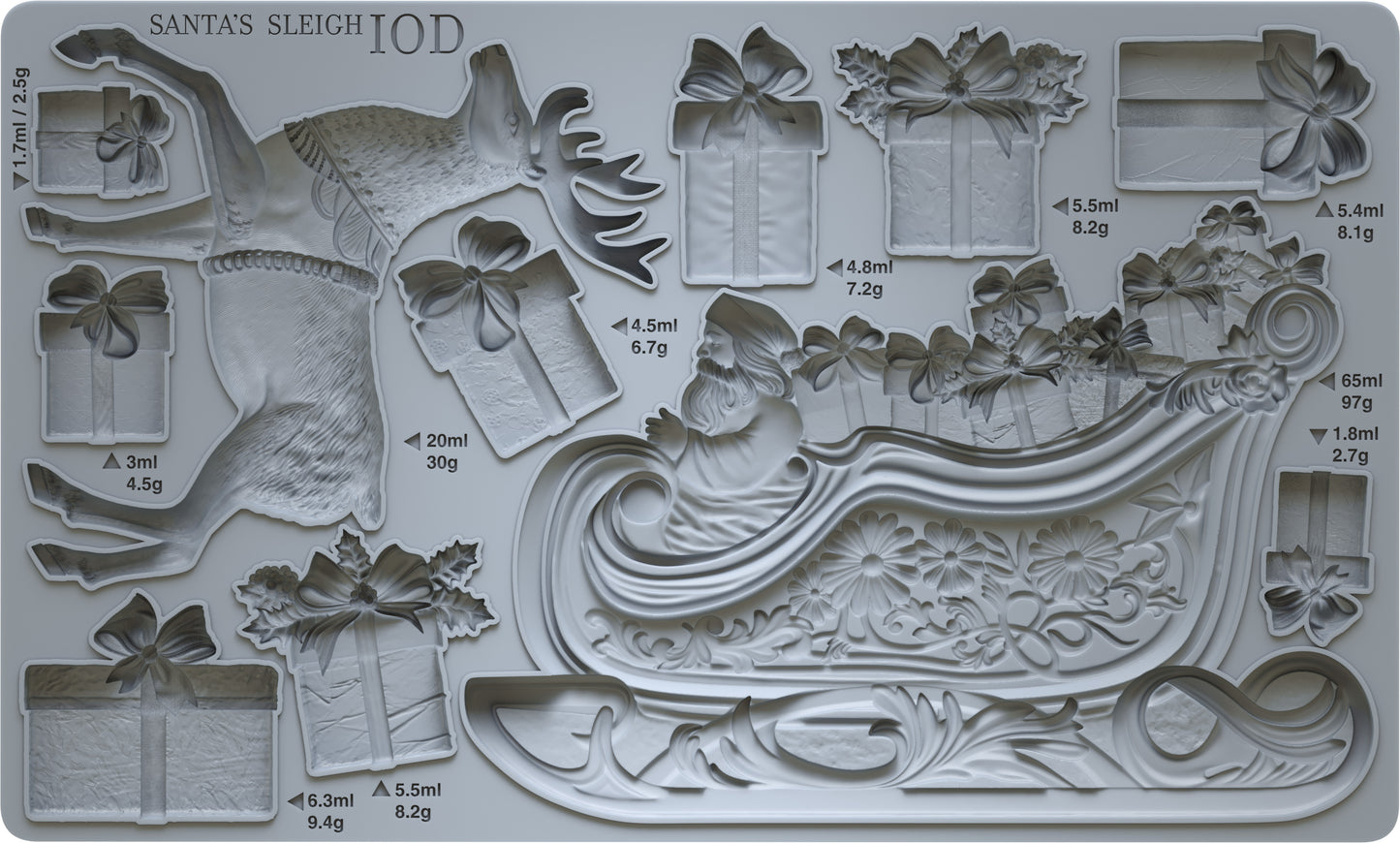 SANTA'S SLEIGH 6X10 IOD MOULD™