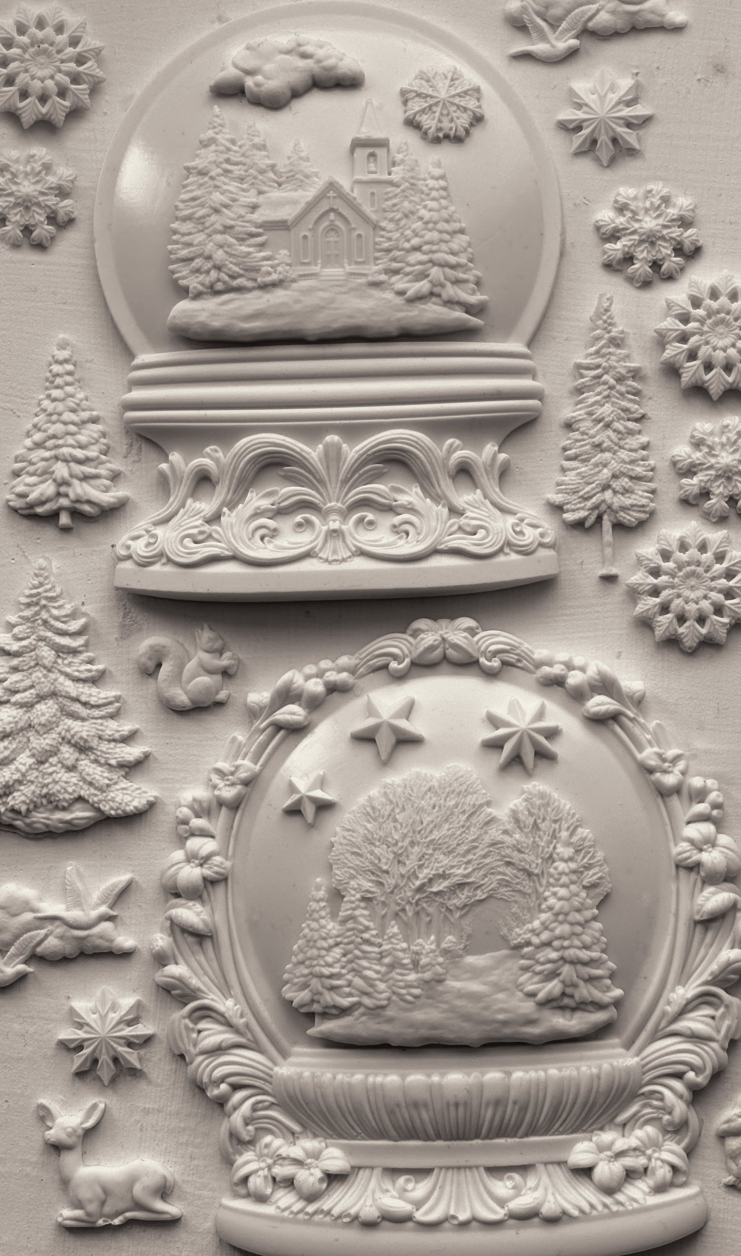 Snow Globes 6x10 IOD Mould™