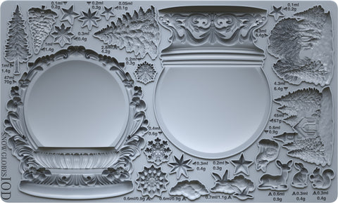 Snow Globes 6x10 IOD Mould™
