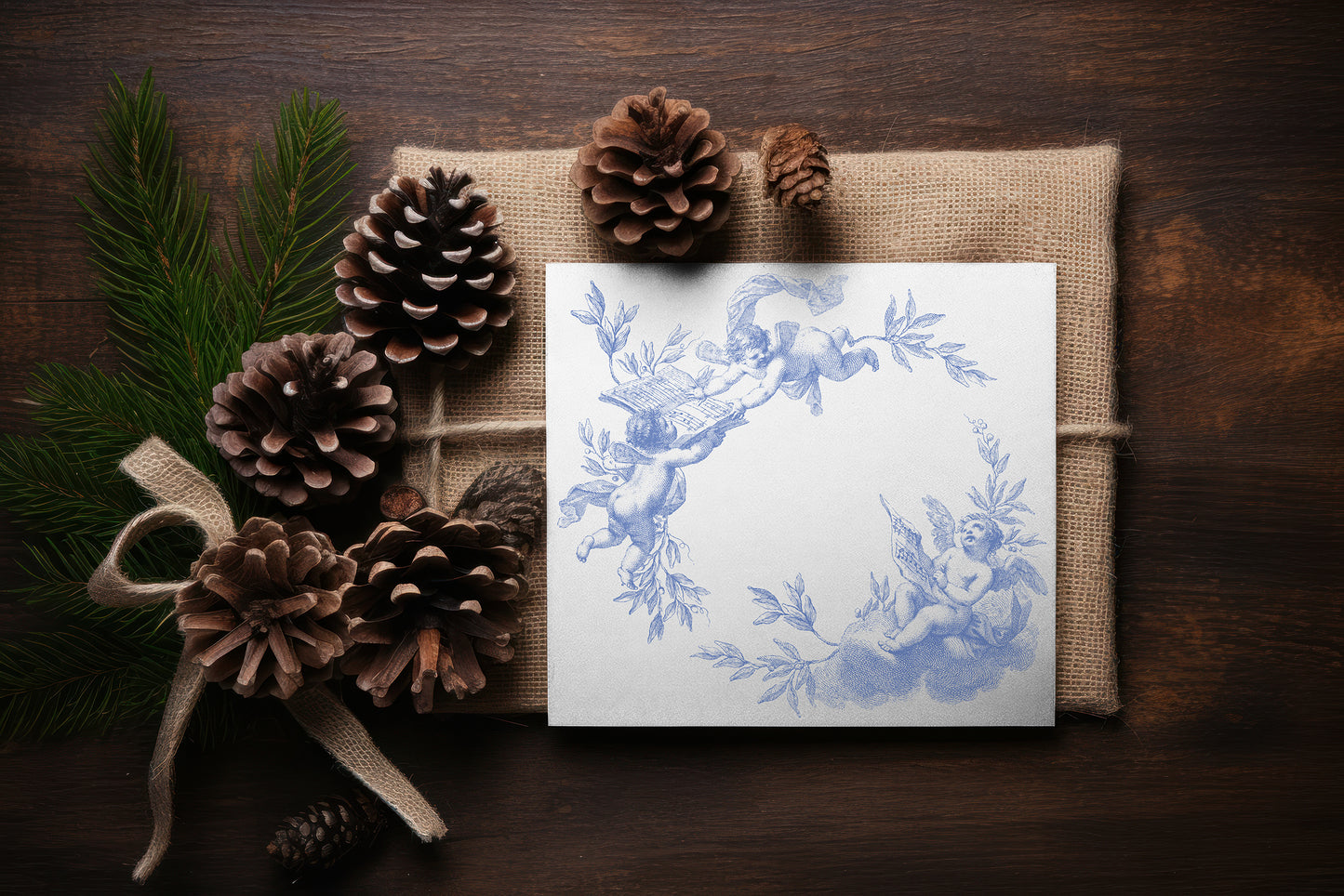 CLASSICAL CHRISTMAS 12X12 IOD STAMP™