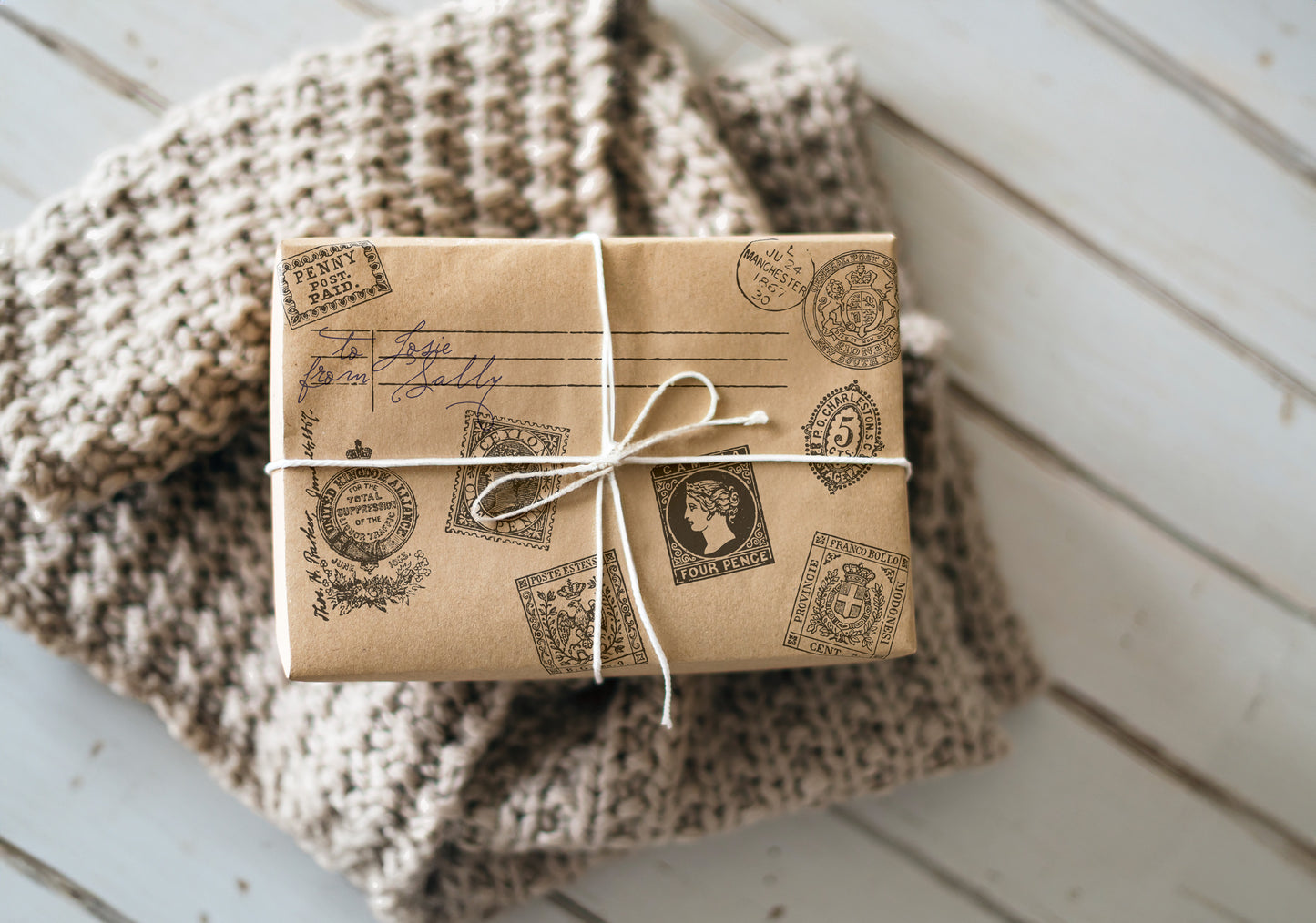 EPHEMERAL TYPE 12X12 IOD STAMP™