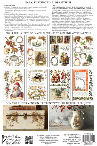 Santa's Hollow IOD Transfer 8x12 Pad™