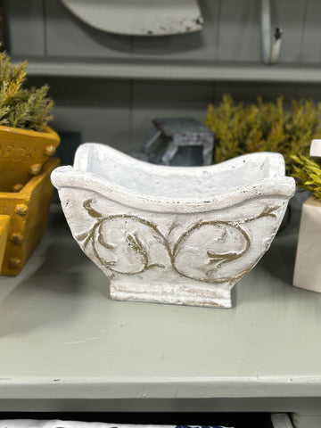 Painted Pottery Planter