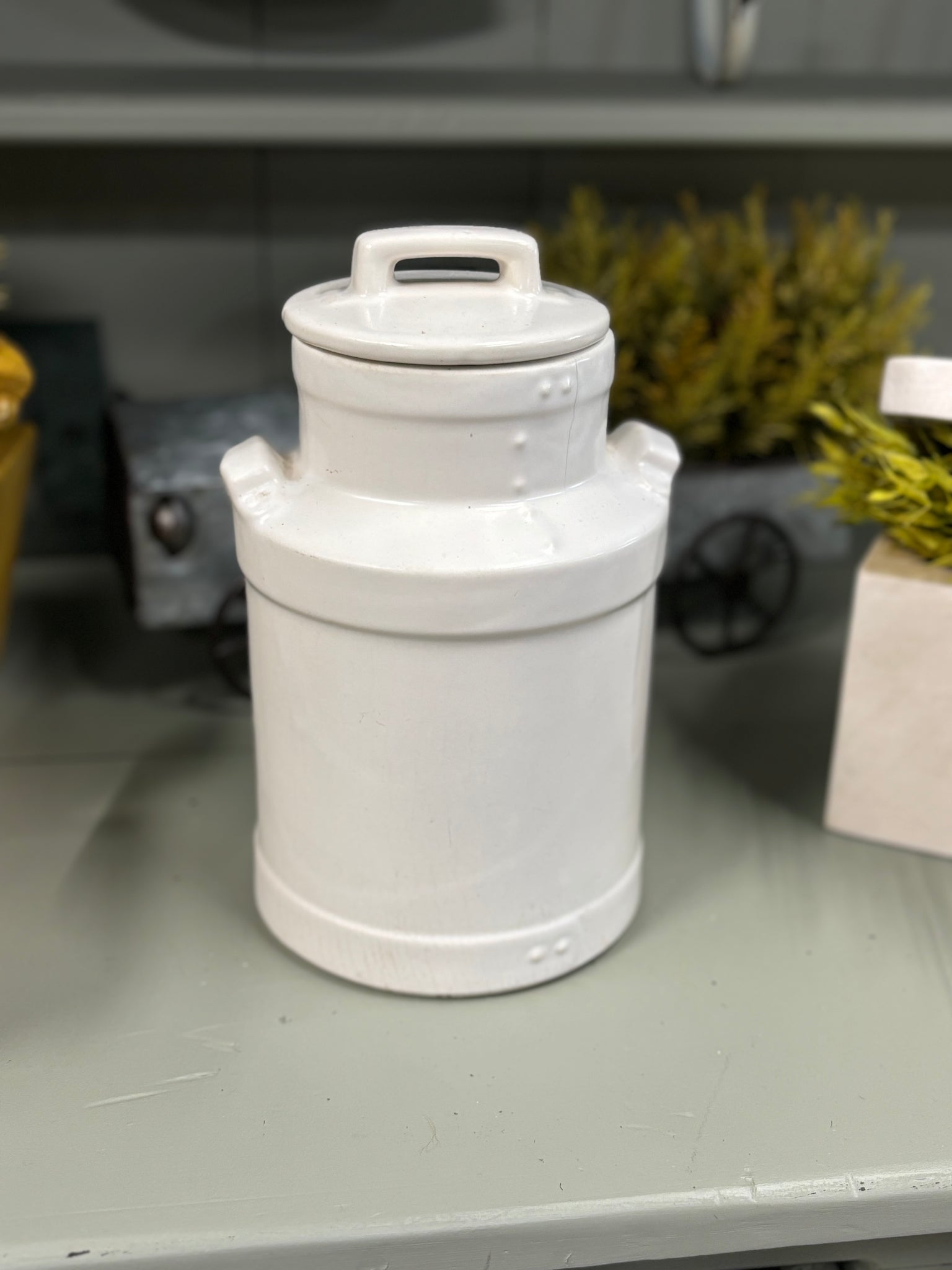 Ceramic Milk Jug Canister