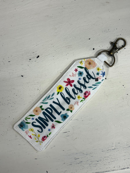 Fabric Keychain - Encouraging Words