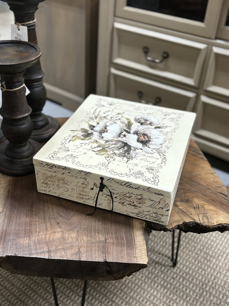 Wooden Embellished Box