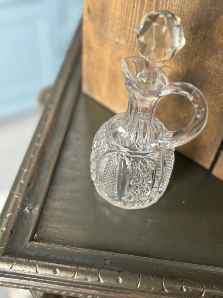 Vintage Cut Glass Decanter