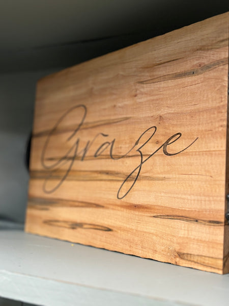 "Graze" Engraved Board
