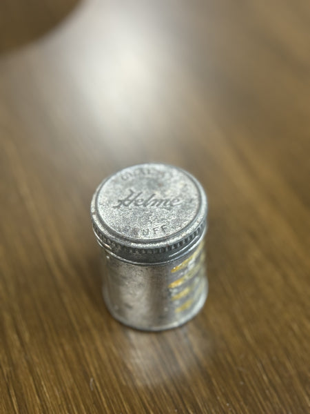Vintage Metal Snuff Can | Helme (Decor)