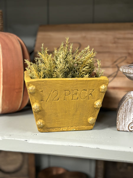 Autumn Harvest Bucket Decor