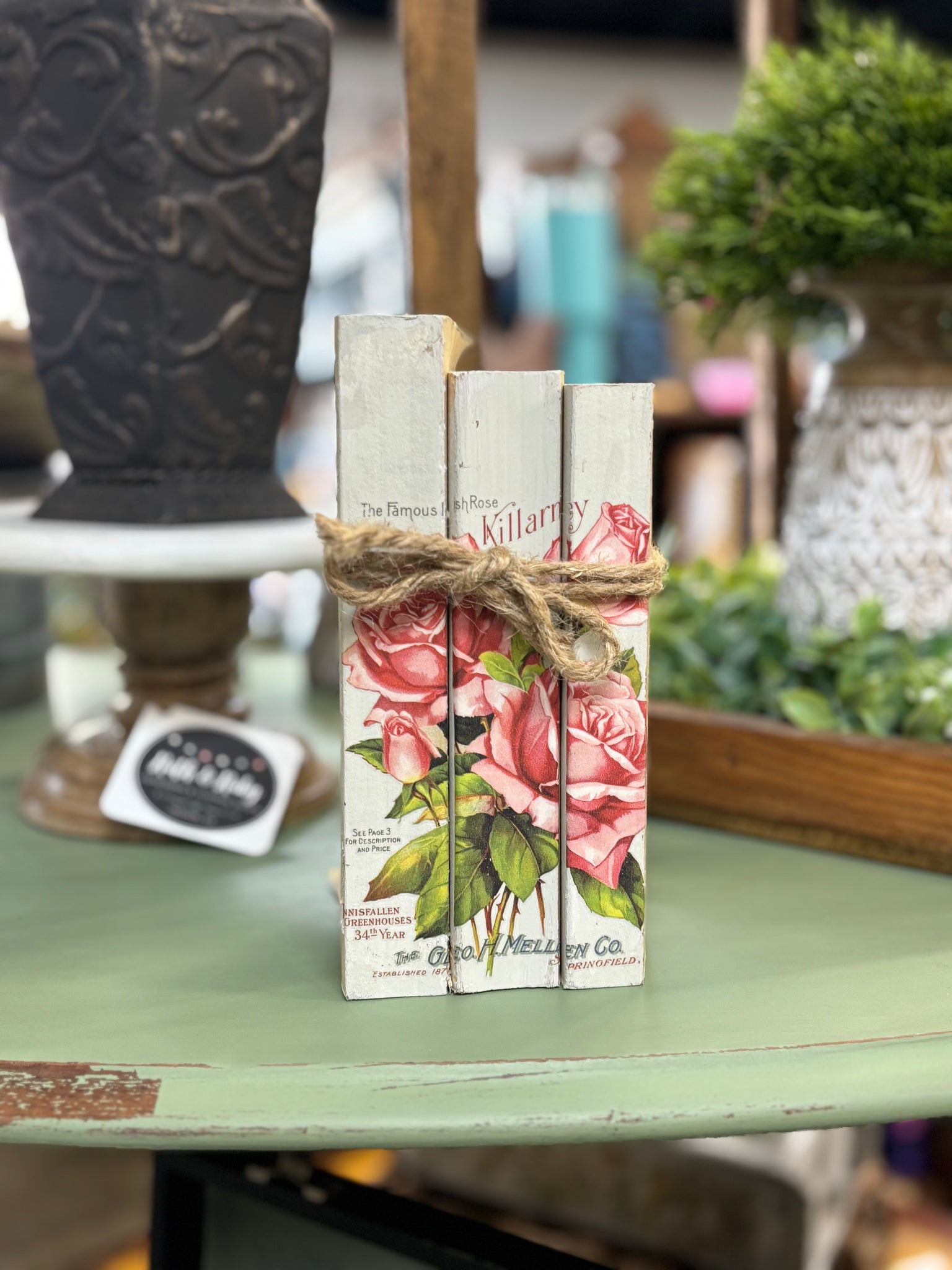 Rose Book Stack