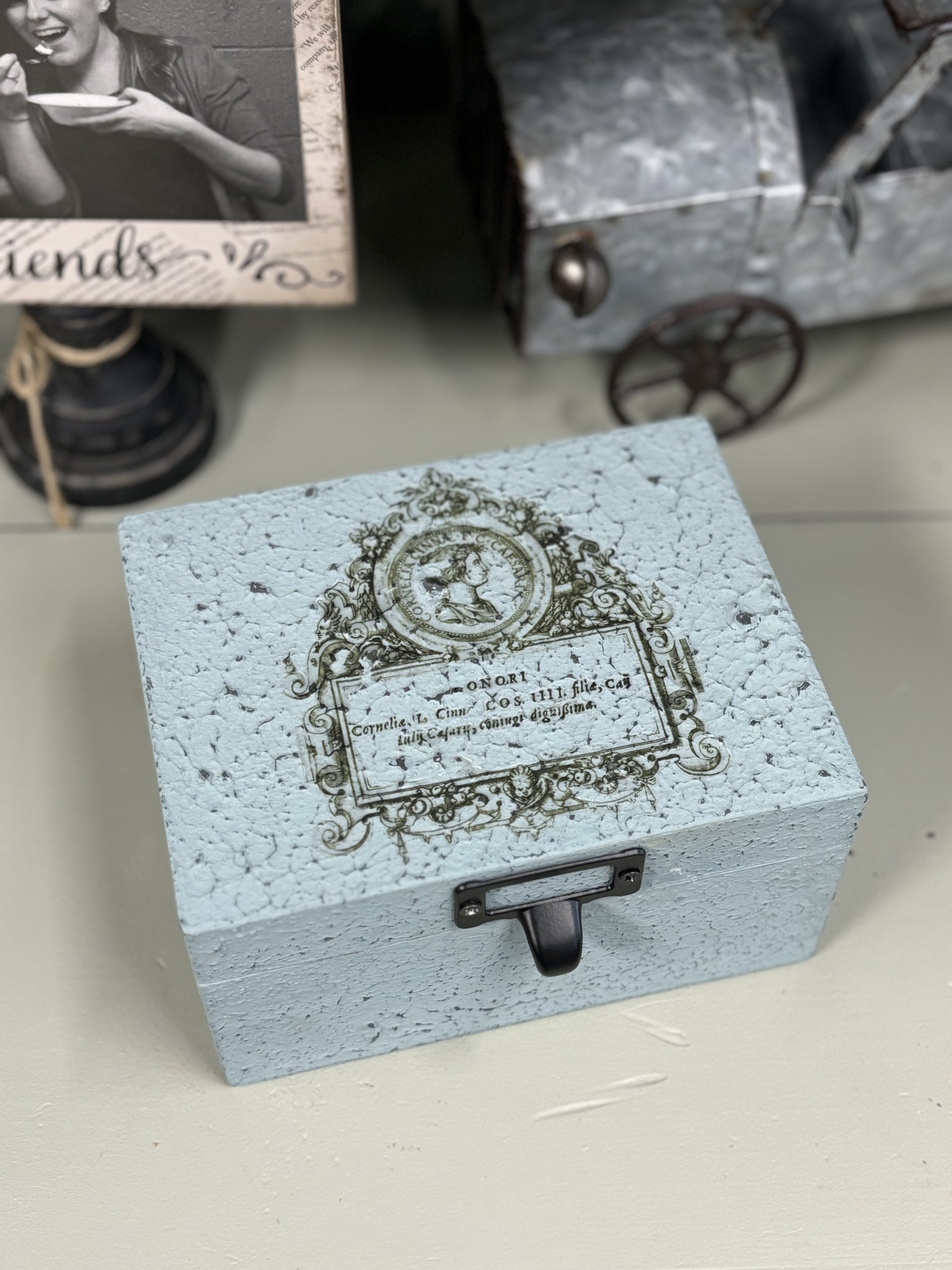 Handmade Textured Recipe Box