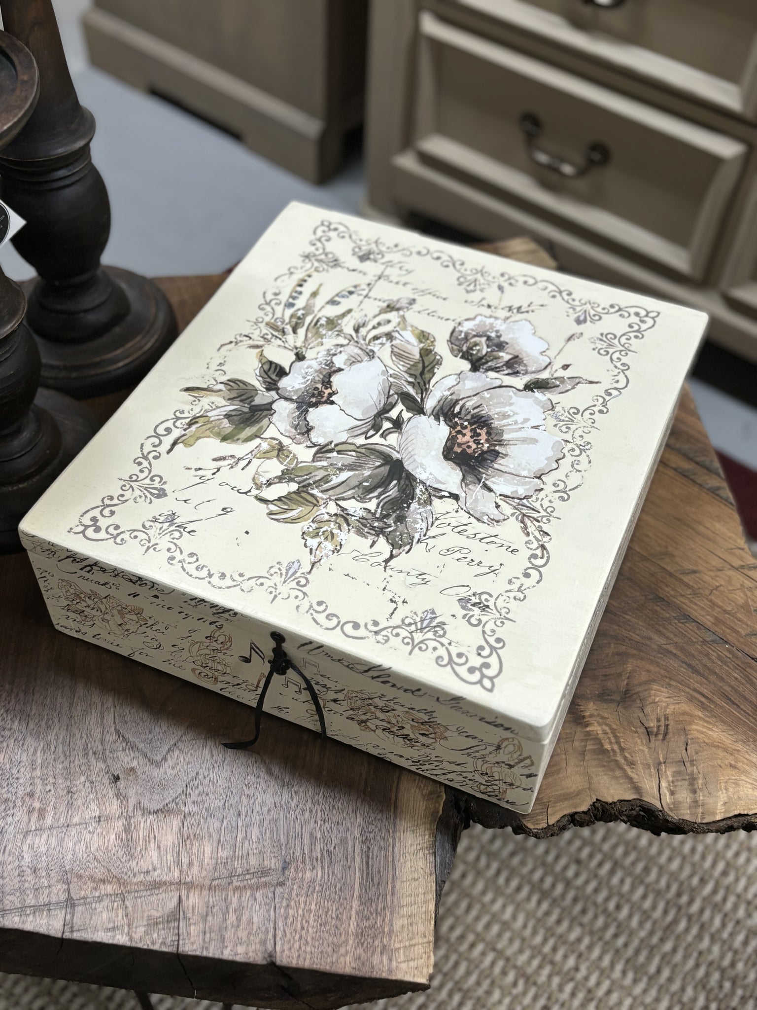 Wooden Embellished Box