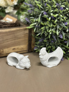 Set of 2 | Vintage Farm Animal Napkin Holder