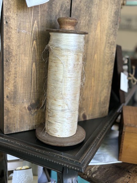 Vintage Wooden Spool w/ Thread