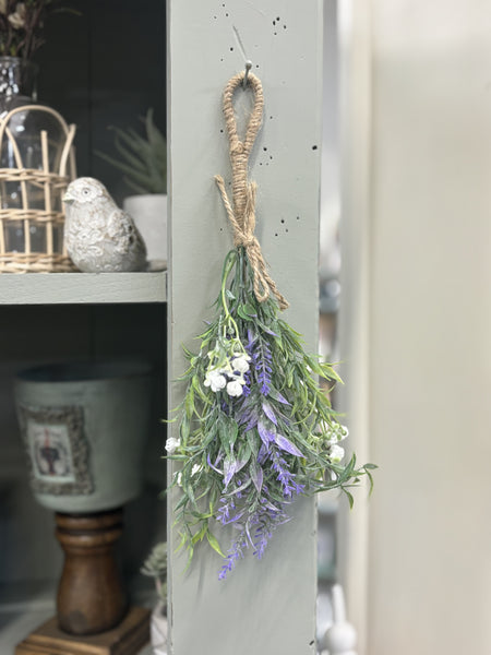 Lavender and White Spring Bouquet | 13”