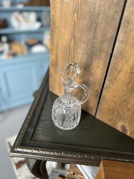 Vintage Cut Glass Decanter