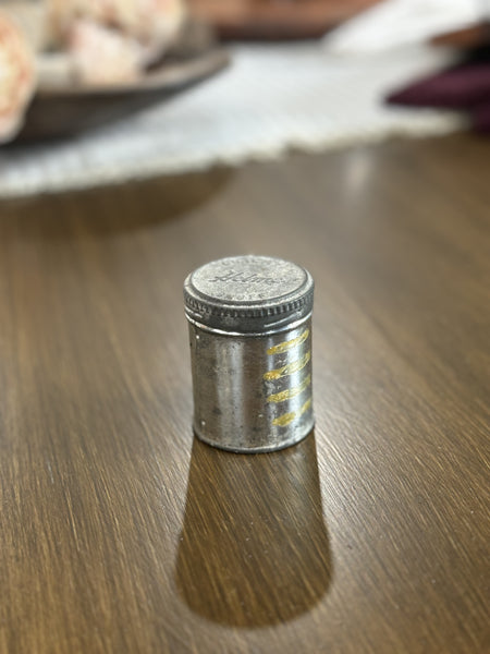Vintage Metal Snuff Can | Helme (Decor)