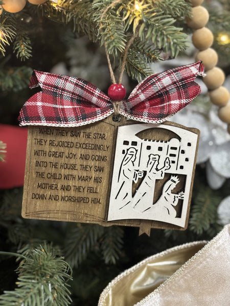 Handmade and Engraved “When They Saw The Star”