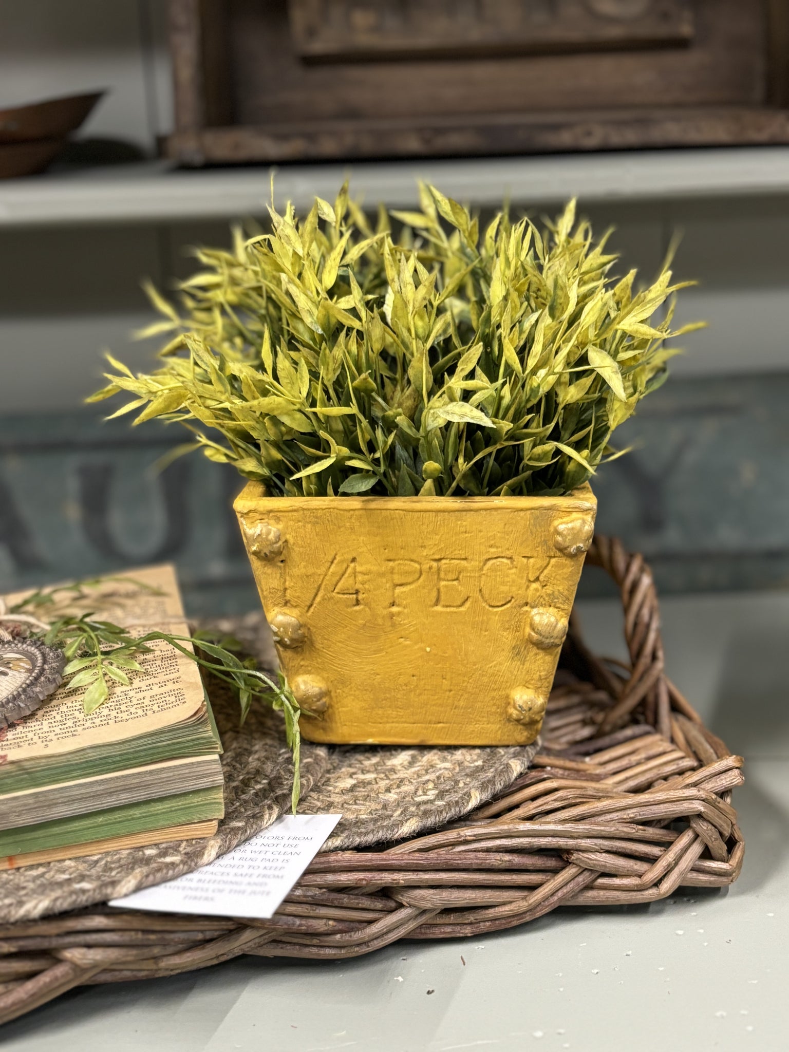 Autumn Harvest Bucket Decor
