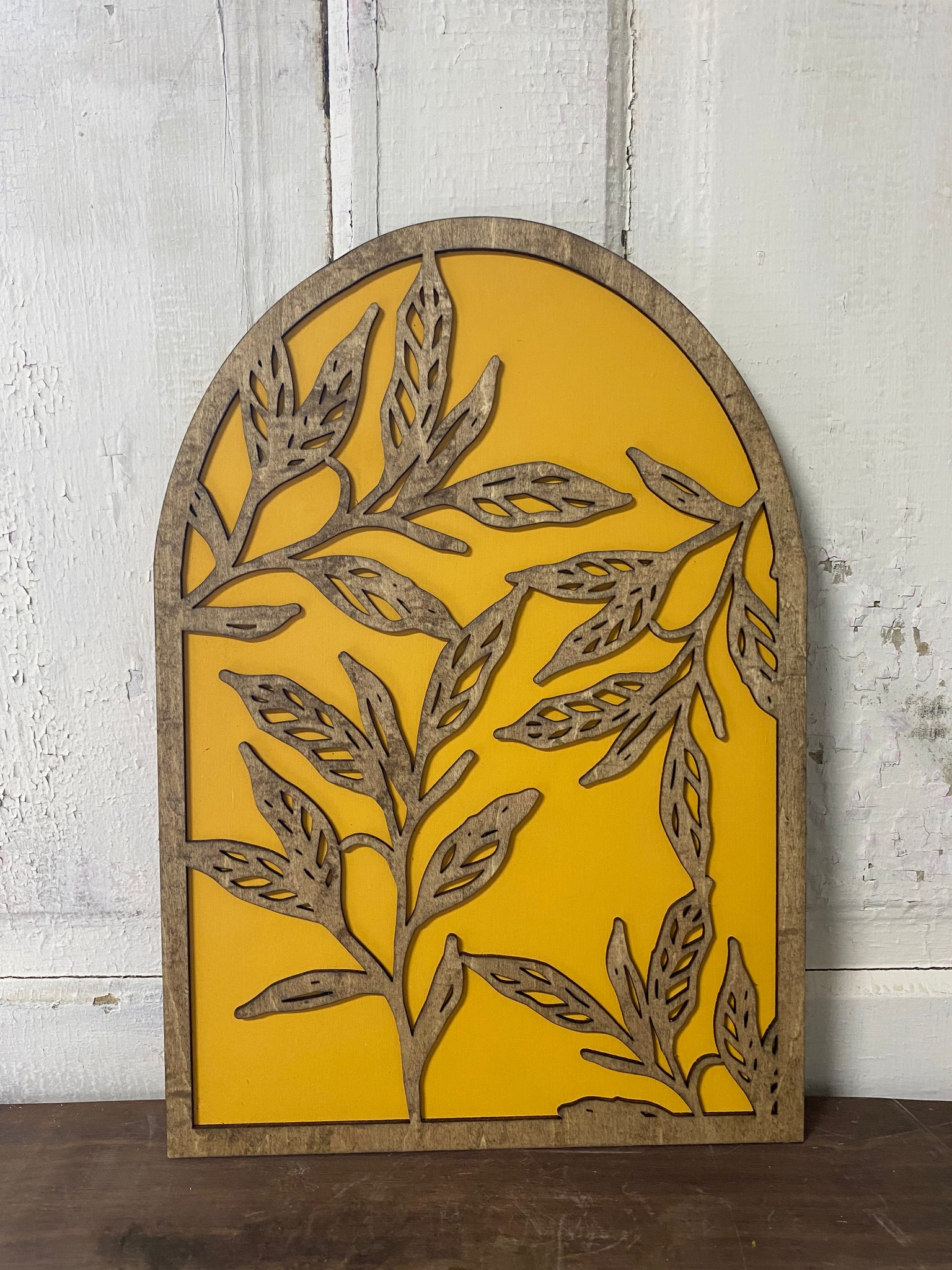 Leafy Arch - Mustard