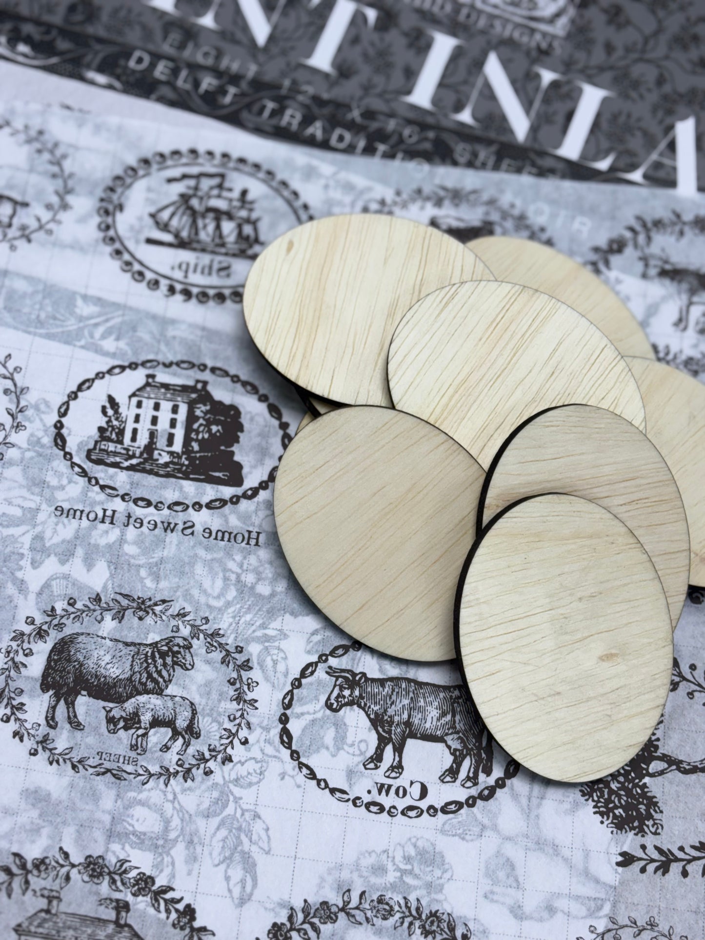 Set of 10 | Small Oval Blanks