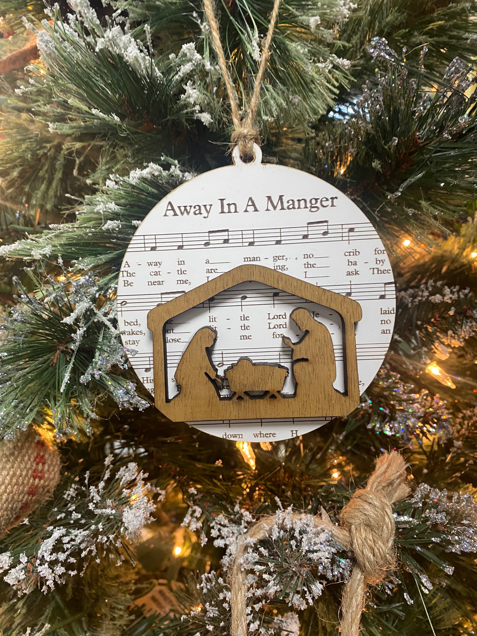 Away In A Manger - Ornament