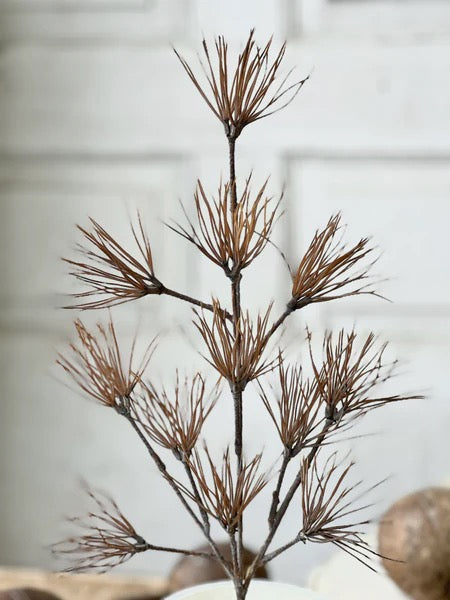 19" Tussock Grass Spray | Umber