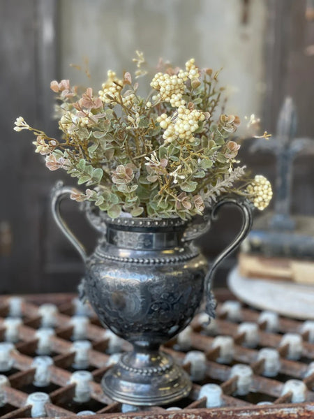 11" Darby Berry Bush | Cream