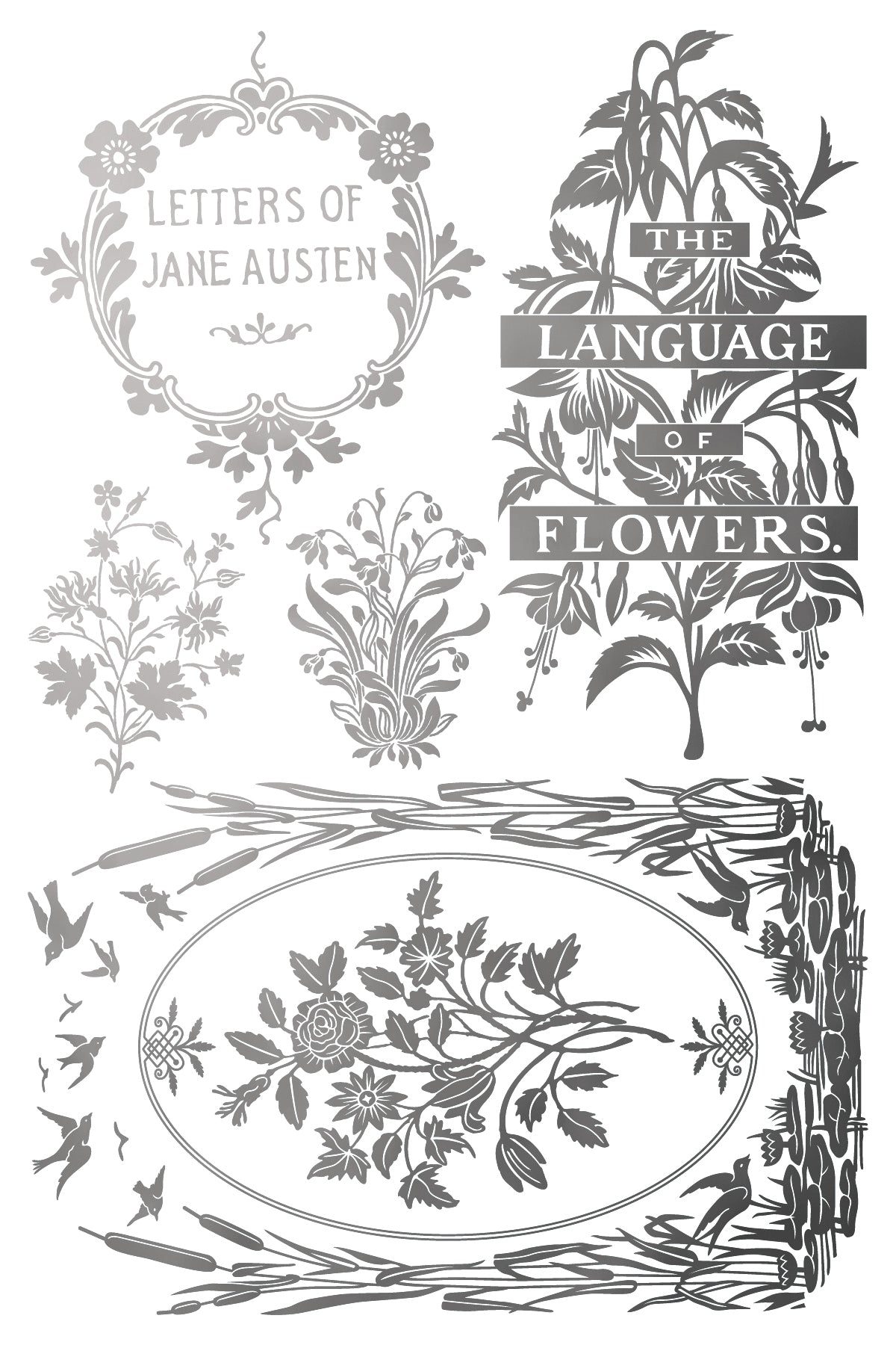 Athenæum IOD Transfer | 8 Pages | 8” x 12” | Gold & Silver