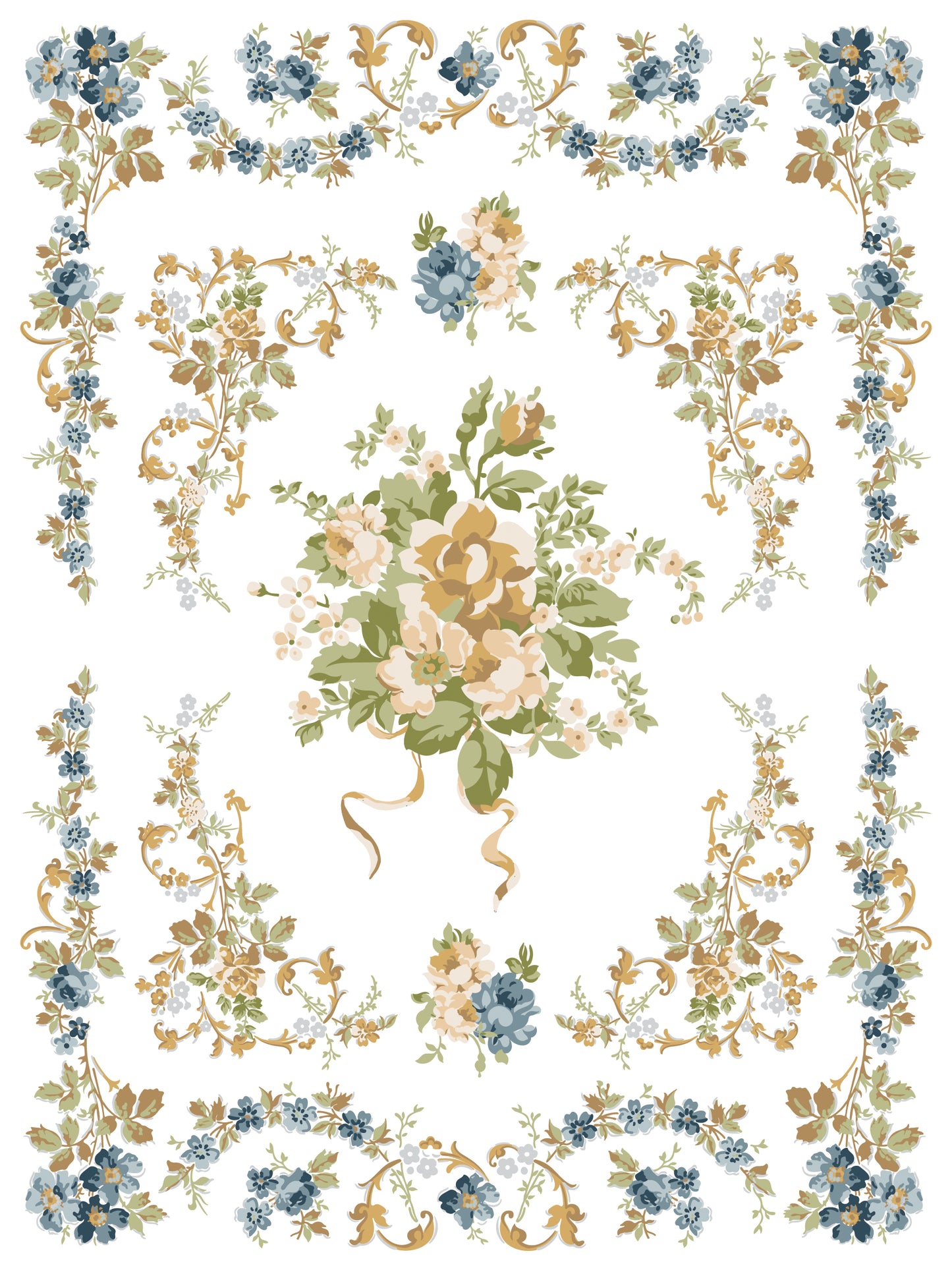 Alfred Peats & Co IOD Paint Inlay | 8 Pages | 12” x 16” |