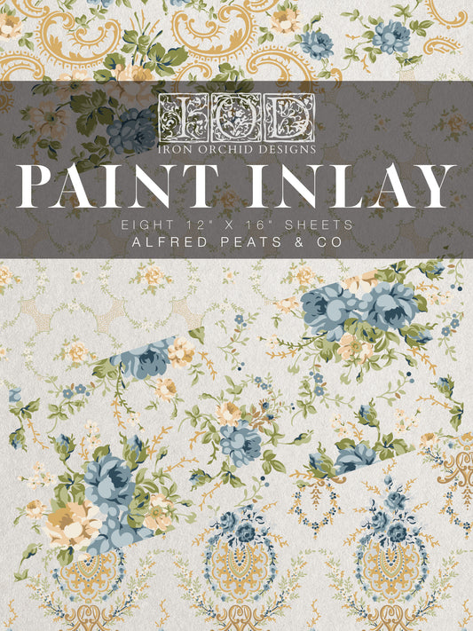 Alfred Peats & Co IOD Paint Inlay | 8 Pages | 12” x 16” |