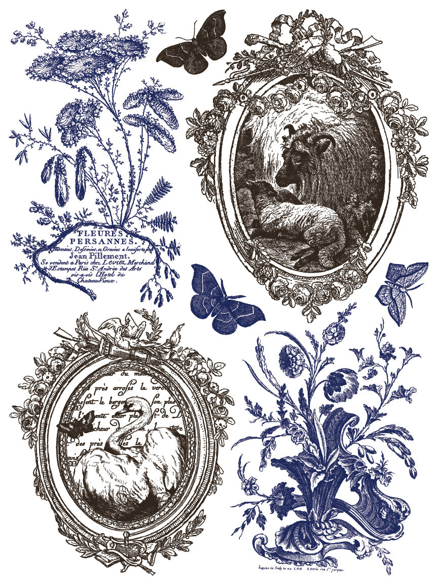 Hameau de la Reine IOD Paint Inlay 12x16 Pad™