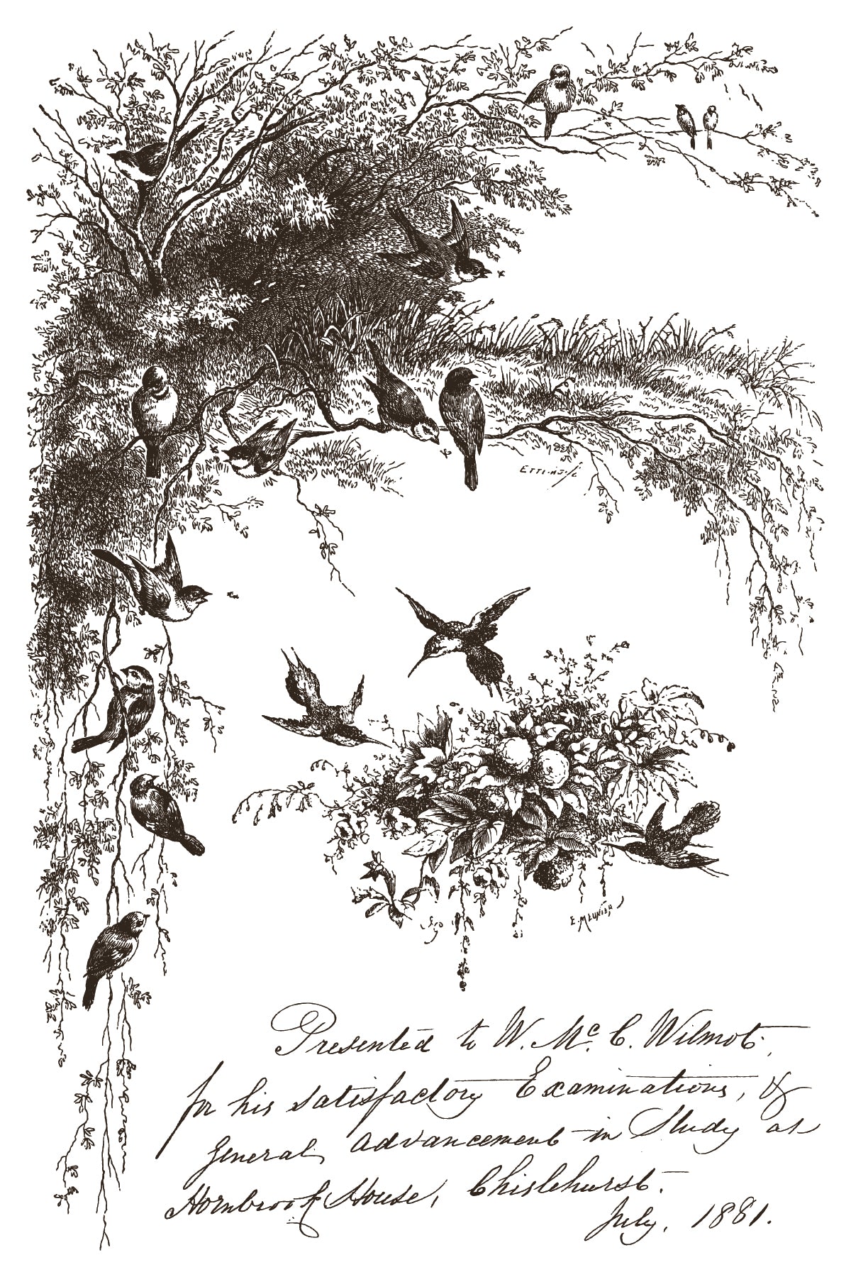 Little Lark IOD Paint Inlay | 8 Pages | 8” x 12” |