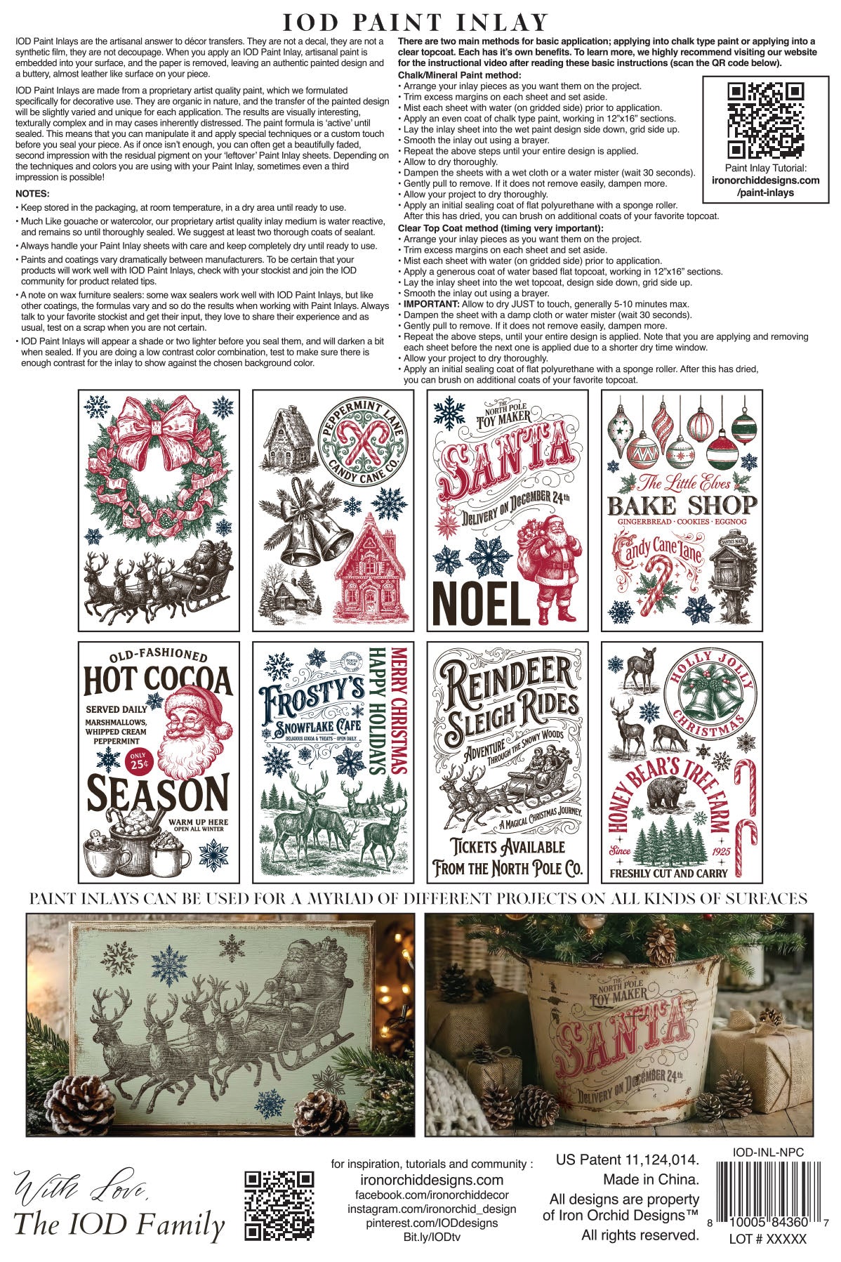 The North Pole Co. IOD Paint Inlay 8x12 Pad™