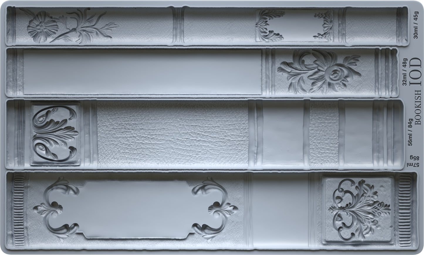 Bookish IOD Mould | 6” x 10”