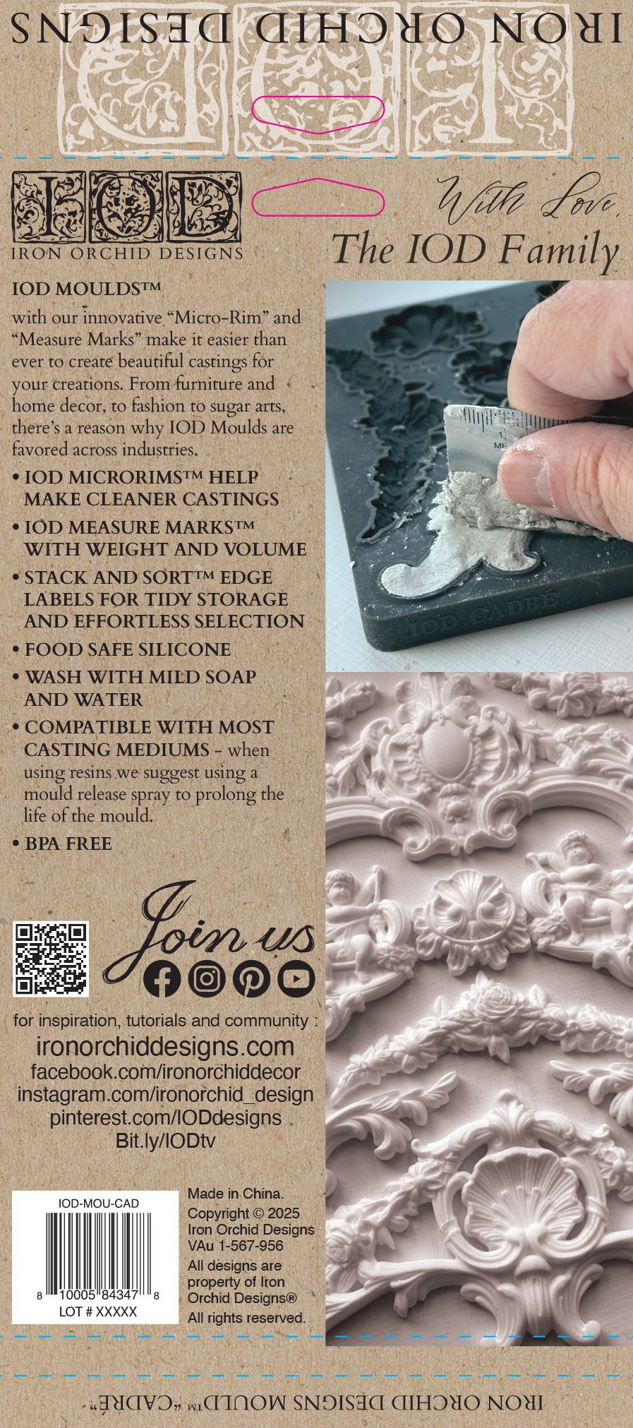 Cadré IOD Mould | 6” x 10”