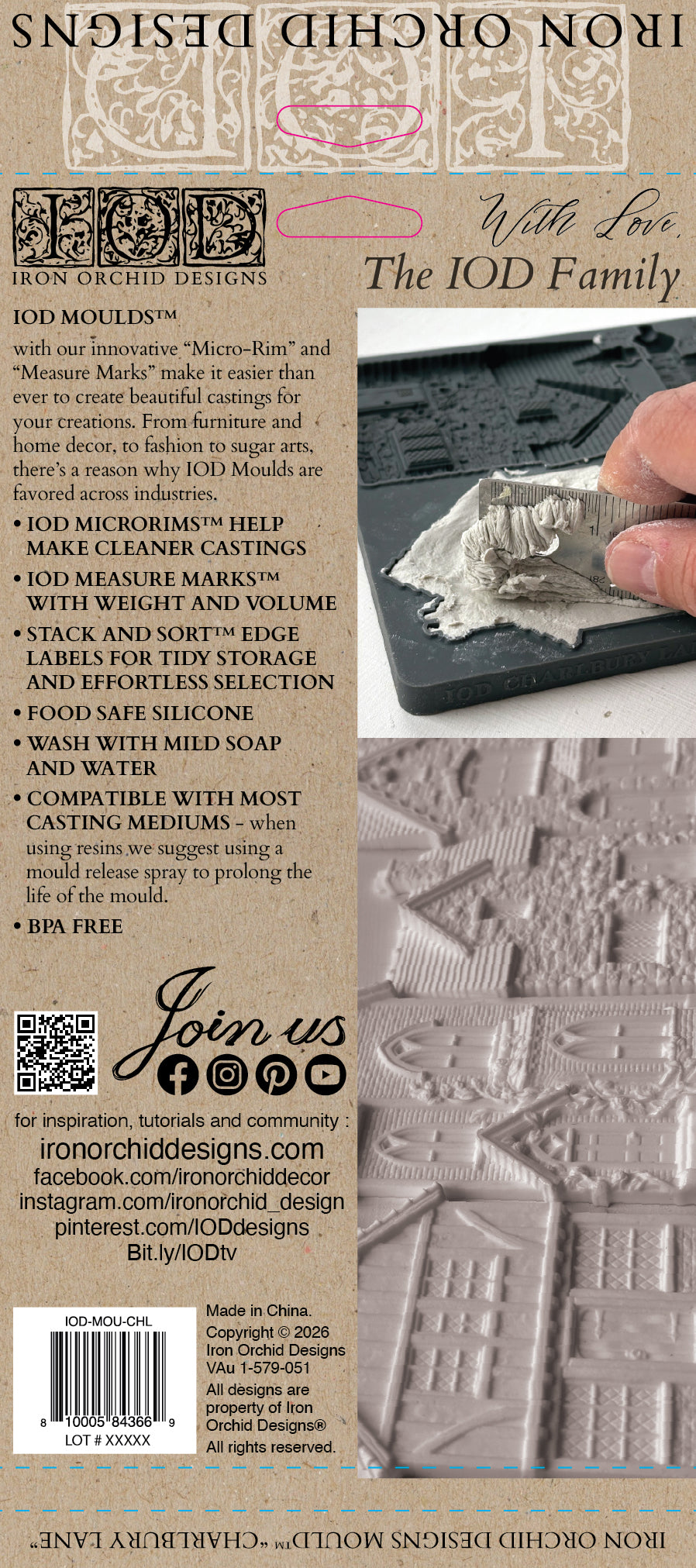 Charlbury Lane 6x10 IOD Mould™