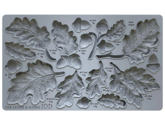 OAK LEAVES & ACORNS 6X10 IOD MOULD™