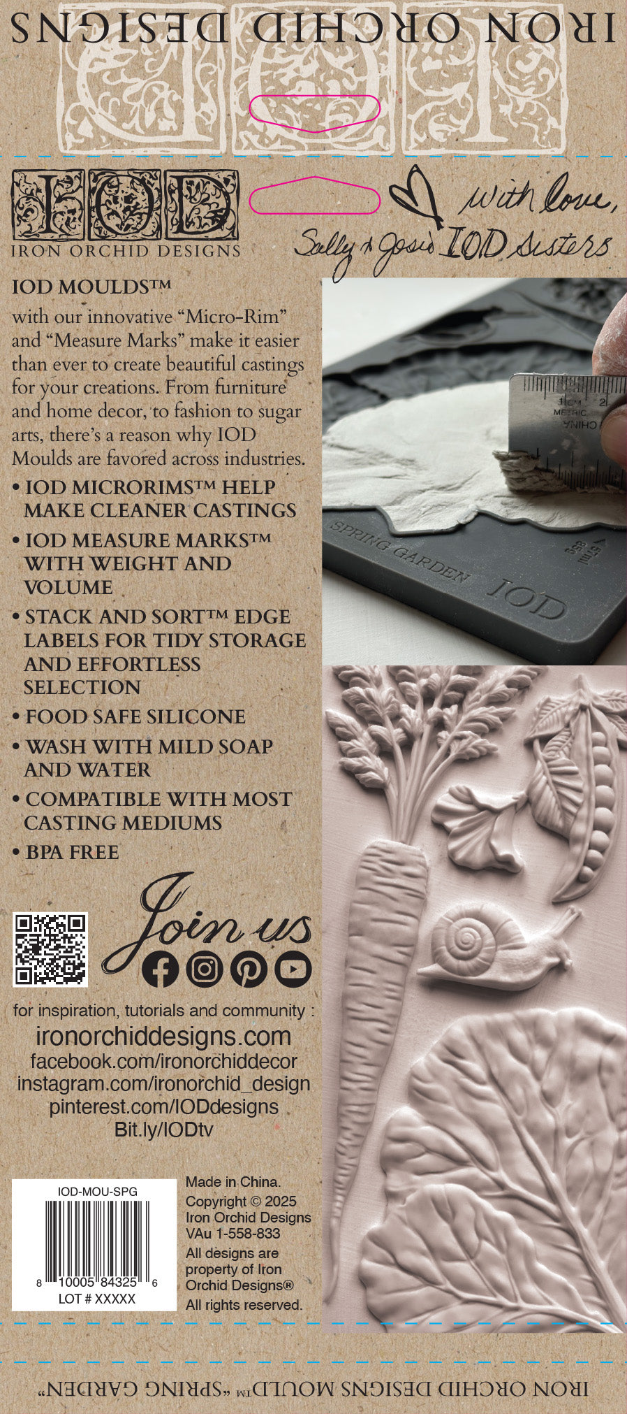 Spring Garden 6x10 IOD Mould™