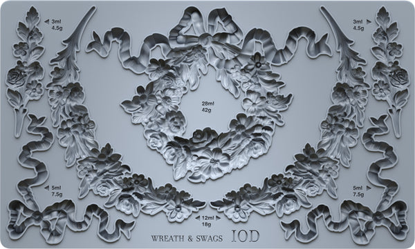 Wreath & Swags 6x10 IOD Mould™