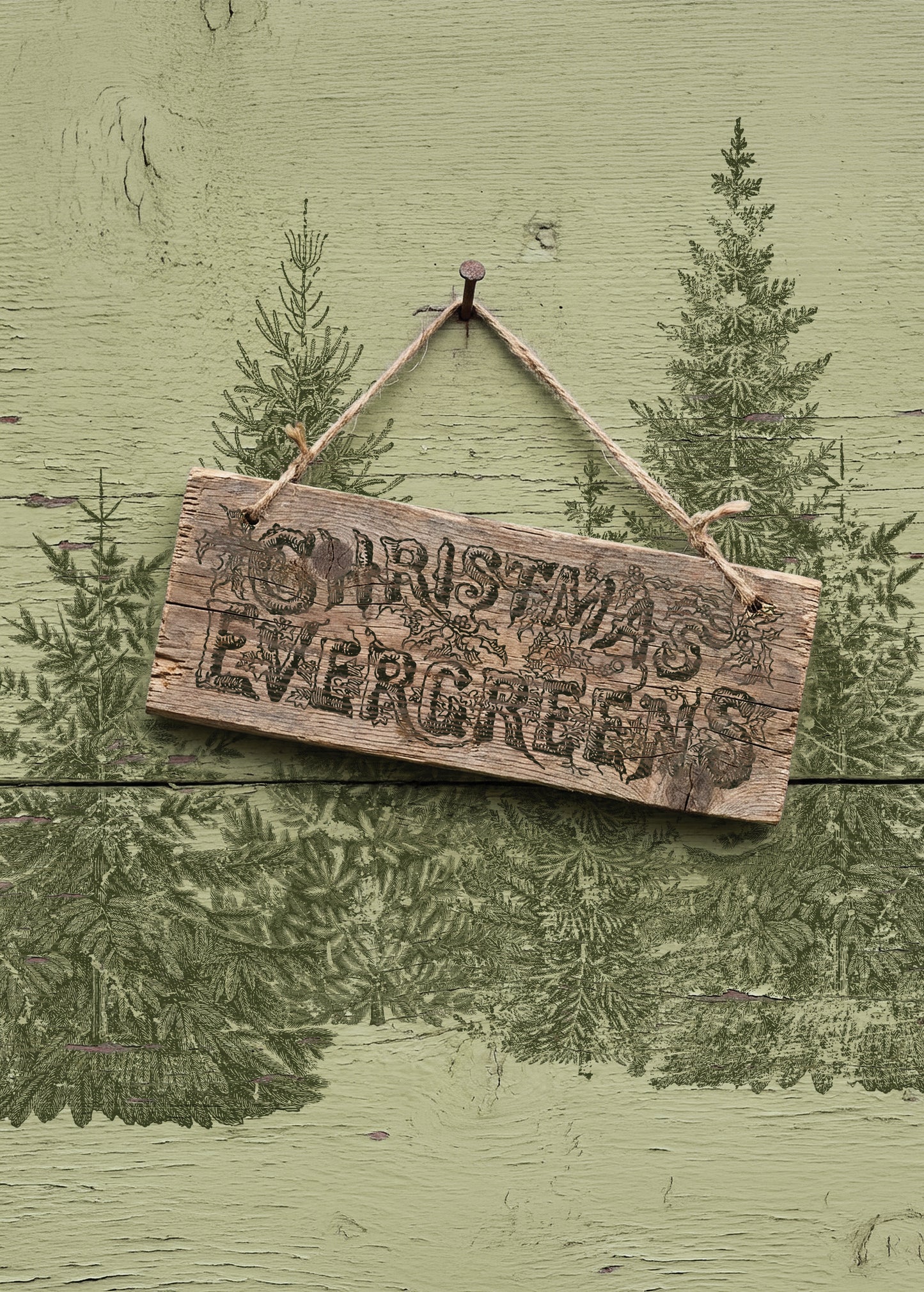 Winter Grove 12x12 IOD Stamp™