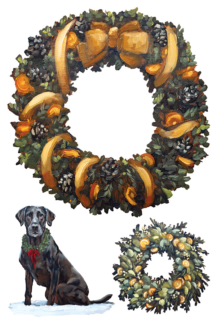A Cotswold Christmas IOD Transfer 8x12 Pad™
