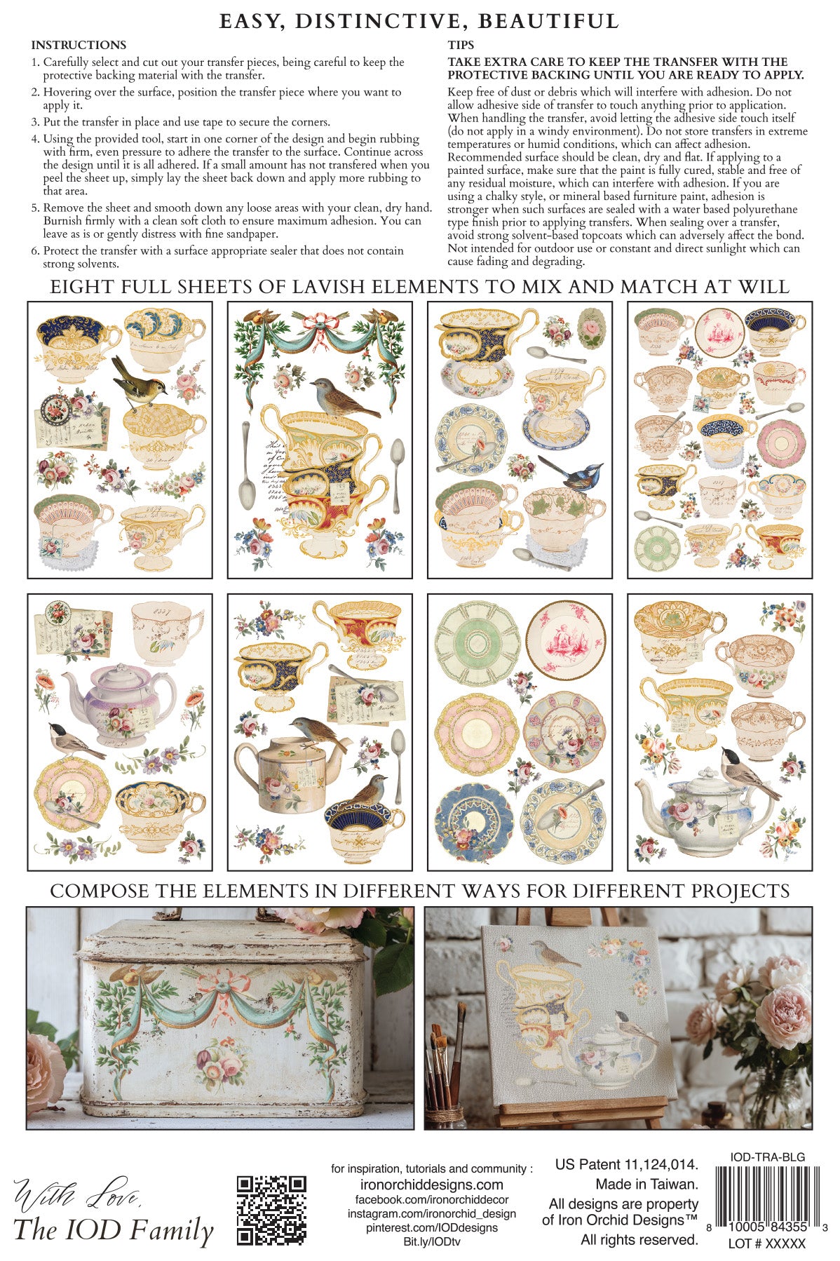 The Belgravia IOD Transfer | 8 Pages | 8” x 12” |