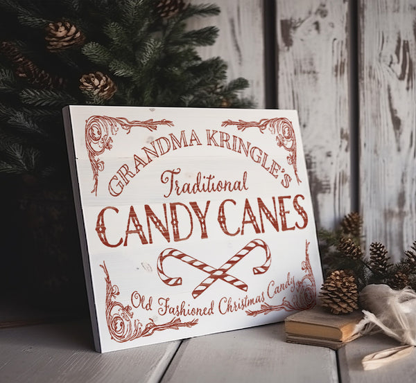 CANDY CANE COTTAGE 8x12 TRANSFER PAD