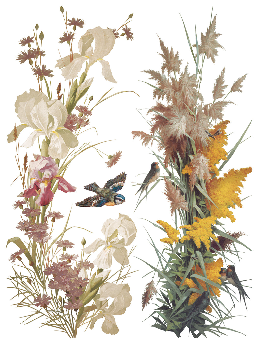Flowers by the Poets IOD Transfer | 8 Pages | 12” x 16” |